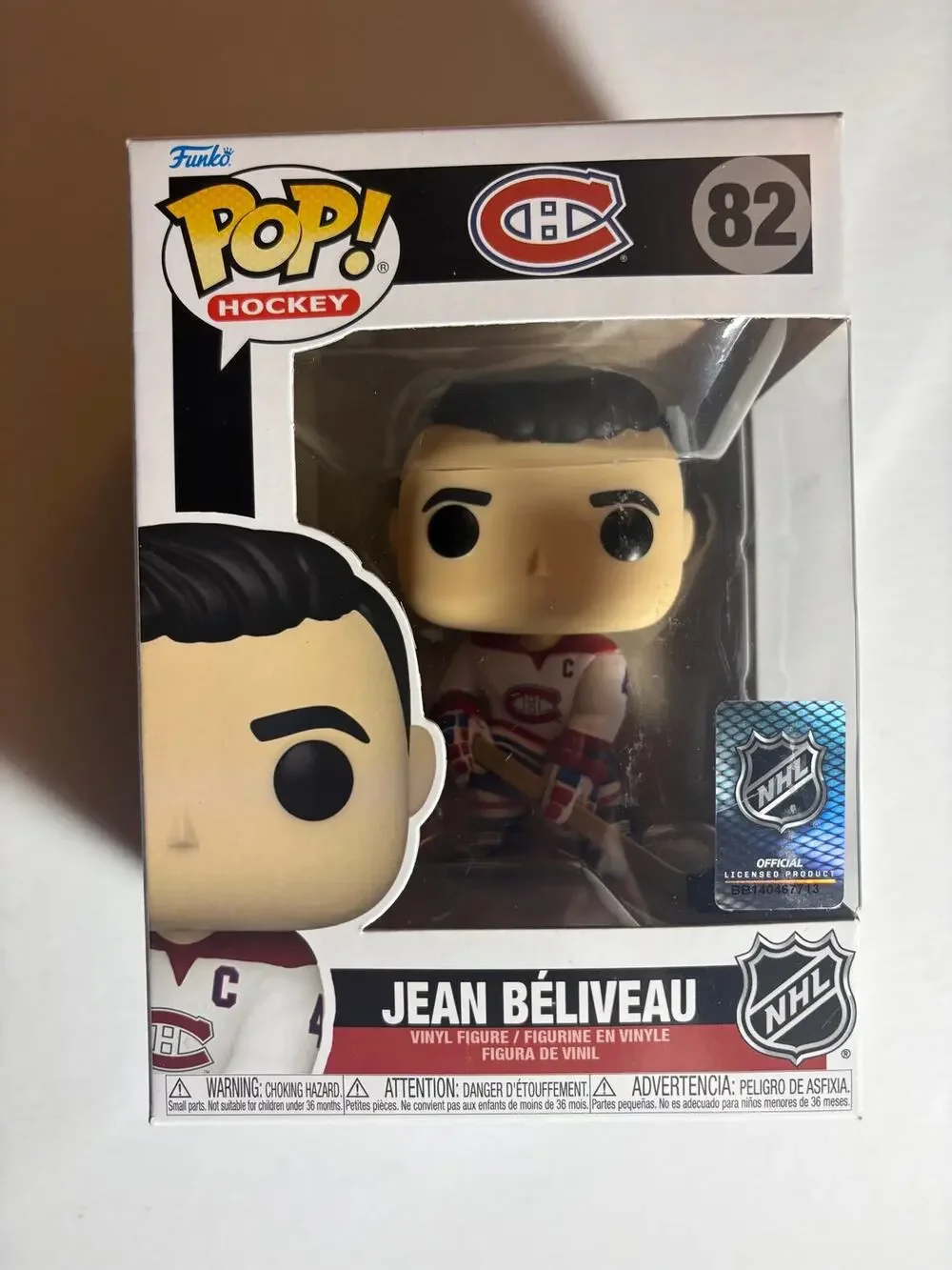POP! Funko Hockey #82 JEAN BELIVEAU